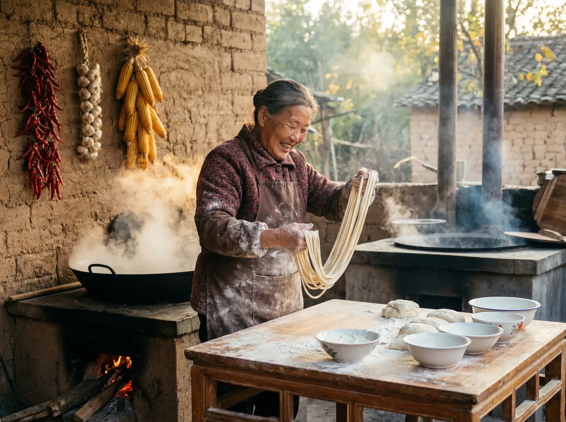 农家大嫂手擀面 - 两个人免费观看日本的动漫 乡村美食
